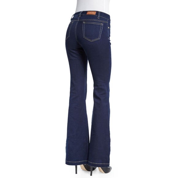 Michael Kors Retro Flared Jeans, Twilight Wash - Picture 2 of 9